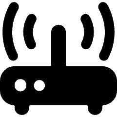 Router Signal Icon from Ultimate Bold Set
