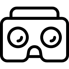 Technology Device Wearable Google Cardboard Icon from Ultimate Light Set