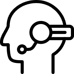 Technology Device Wearable Headset Icon from Ultimate Light Set