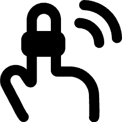 Technology Device Wearable Smart Ring Icon from Ultimate Bold Set