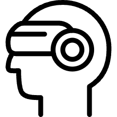 Technology Device Wearable Vr Goggles 2 Icon from Ultimate Light Set