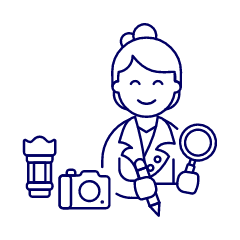 Journalist 2 Illustration from UX Line Set