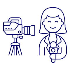Reporter 2 4 Illustration from UX Line Set