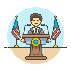 Spokeperson 5 Illustration from UX Colors Set