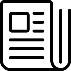 Newspaper Fold Icon from Ultimate Light Set