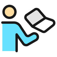 Newspaper Give Icon from Ultimate Colors Set