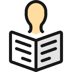 Newspaper Read Icon from Ultimate Colors Set