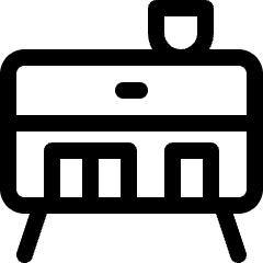 Night Stand Book Icon from Ultimate Regular Set