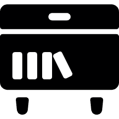 Night Stand Book Icon from Ultimate Bold Set