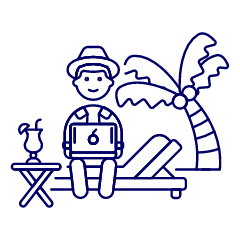 Nomad Freelance 1 1 Illustration from UX Line Set