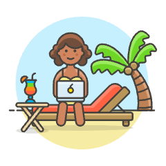 Nomad Freelance 1 5 Illustration from UX Colors Set