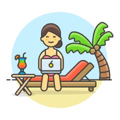 Nomad Freelance 1 6 Illustration from UX Colors Set