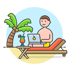 Nomad Freelance 2 1 Illustration from UX Colors Set