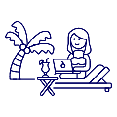 Nomad Freelance 2 4 Illustration from UX Line Set