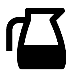 Non Alcohol Water Jar Icon from Nova Solid Set