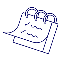 Note Checklist Illustration from UX Line Set
