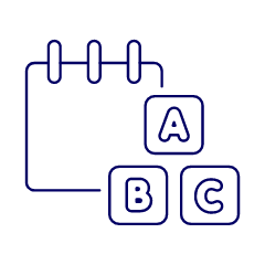 Note Letter Block Illustration from UX Line Set