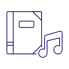 Music Note Illustration from UX Line Set