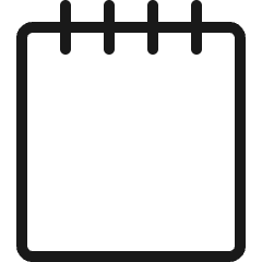 Notes Book 1 Icon from Ultimate Colors Set