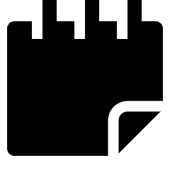 Notes Book 2 Icon from Nova Solid Set