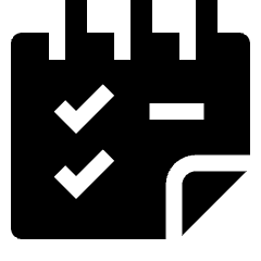 Notes Book Checklist Icon from Nova Solid Set