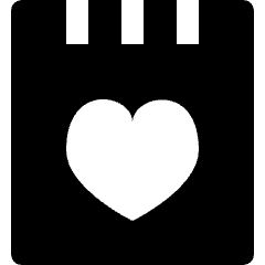 Notes Book Favourite Icon from Nova Solid Set