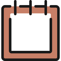 Notes Calendar Icon from Ultimate Colors Set