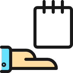 Notes Give 1 Icon from Ultimate Colors Set