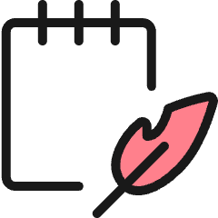 Notes Quill Icon from Ultimate Colors Set