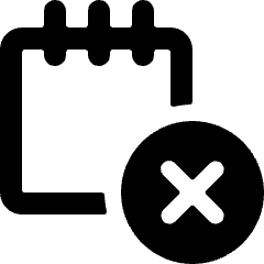 Notes Remove Icon from Ultimate Bold Set