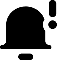 Notification Alarm 1 Icon from Core Solid Set