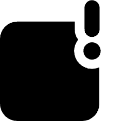 Notification Application 2 Icon from Core Solid Set