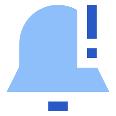 Notification Alarm 1 Icon from Sharp Flat Set