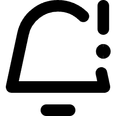 Notification Alarm 1 Icon from Micro Line Set