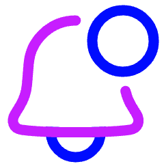 Notification Alarm 2 Icon from Plump Neon Set