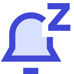 Notification Alarm Snooze Icon from Sharp Duo Set