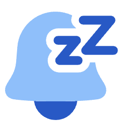 Notification Alarm Snooze Icon from Plump Flat Set