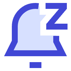 Notification Alarm Snooze Icon from Sharp Duo Set