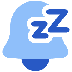 Notification Alarm Snooze Icon from Plump Flat Set