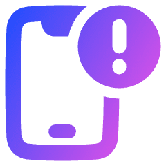 Notification Alert Icon from Plump Gradient Set