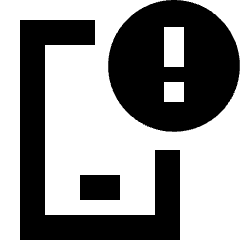 Notification Alert Icon from Sharp Solid Set