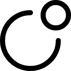 Notification Badge Circle Icon from Core Line Set