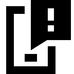 Notification Message Alert Icon from Sharp Solid Set