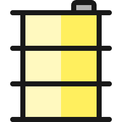 Fossil Energy Barrel Icon from Ultimate Colors Set