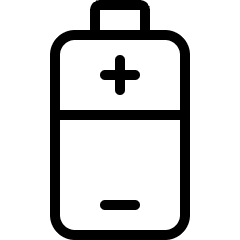 Fossil Energy Battery Icon from Ultimate Light Set