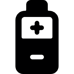 Fossil Energy Battery Icon from Ultimate Bold Set