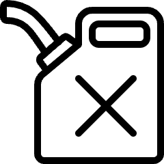 Fossil Energy Gas Can Icon from Ultimate Light Set