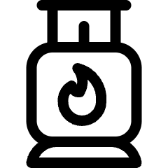 Fossil Energy Gas Latern Icon from Ultimate Regular Set