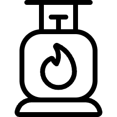 Fossil Energy Gas Latern Icon from Ultimate Light Set