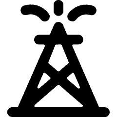 Fossil Energy Plant Icon from Ultimate Bold Set